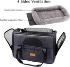 Ultimate Airline-Approved Portable Cat Carrier - Soft-Sided Travel Bag for Cats & Small Dogs with Shoulder Strap, Removable Mat, and Pet Bowl