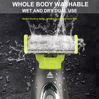 Electric Shaver for Men and Women Portable Full Body Trimmer USB T Shaped Blade Razor for Beard Armpit for Washable