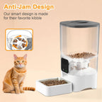 Smart 6L Wi-Fi Pet Feeder with APP Control, Dual Power & Anti-Clog System - Perfect for Cats and Dogs!