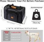 Ultimate Airline-Approved Portable Cat Carrier - Soft-Sided Travel Bag for Cats & Small Dogs with Shoulder Strap, Removable Mat, and Pet Bowl