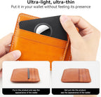 Compatible with Apple Airtag (1St & 2Nd Generation), Ultra Thin Airtag Wallet Holder 2 Pack, Slim Airtag Card Holder Case for Purse, Handbag, Backpack, or Clutch