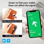 Compatible with Apple Airtag (1St & 2Nd Generation), Ultra Thin Airtag Wallet Holder 2 Pack, Slim Airtag Card Holder Case for Purse, Handbag, Backpack, or Clutch