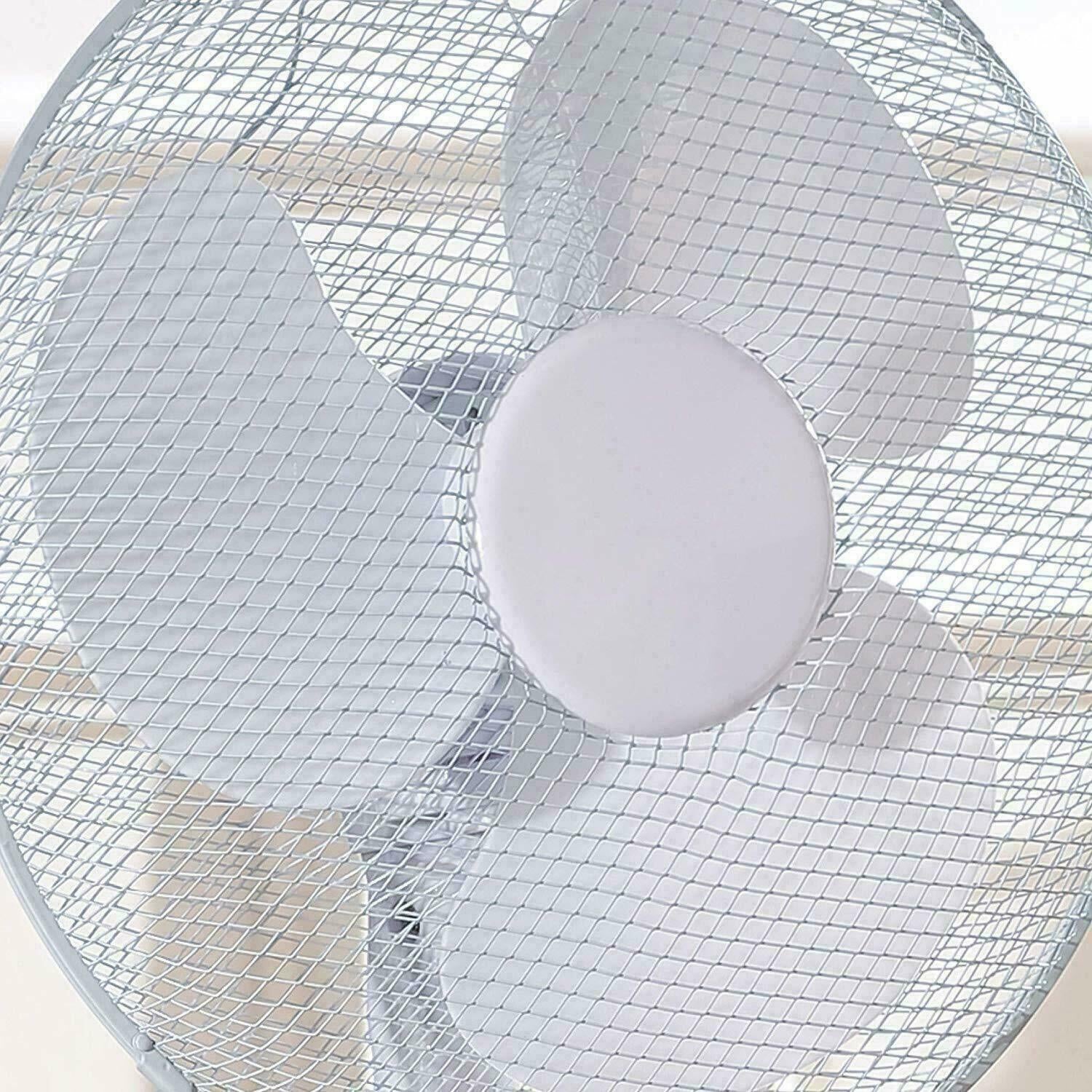 16" INCH FAN 3 SPEED SETTINGS OSCILLATING PEDESTAL FREE STANDING WHITE STAND FAN