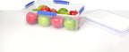 KLIP IT Food Storage Container | 7 L | Stackable & Airtight Fridge/Freezer Food Box with Lid | Bpa-Free Plastic | Blue Clips | 1 Count