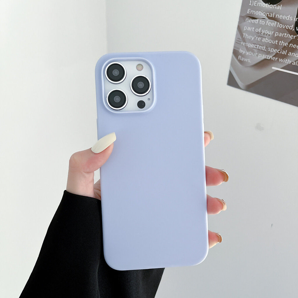 Case for Iphone 11 12 13 14 15 16 Pro Max XS XR Colour Shockproof Silicone Cover
