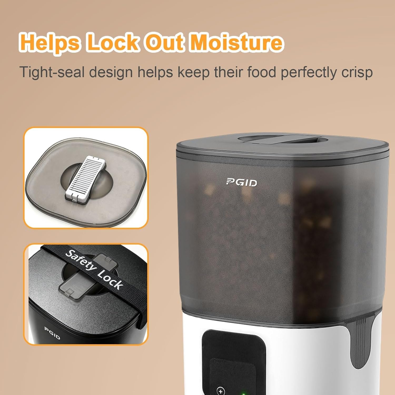 Smart 6L Wi-Fi Pet Feeder with APP Control, Dual Power & Anti-Clog System - Perfect for Cats and Dogs!