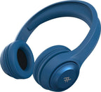 Ifrogz Aurora Noise Isolating Bluetooth Headphones On-Ear Controls and Mic Blue