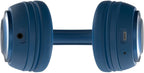 Ifrogz Aurora Noise Isolating Bluetooth Headphones On-Ear Controls and Mic Blue